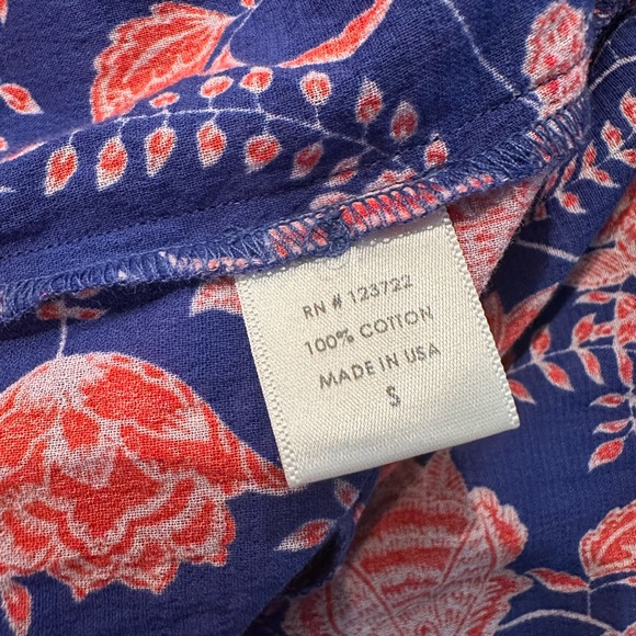 NWT XiRENA Vibrant Bardot Bleu Fleur Floral Midi Dress (Size Small) - Picture 13 of 14